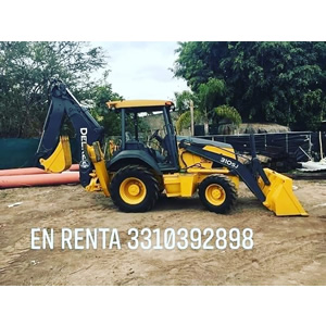 Renta de Retroexcavadora 4X4 en Irapuato